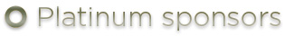 platinum sponsors